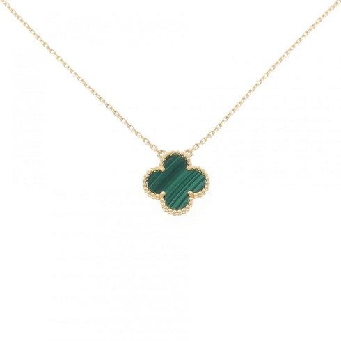 Vintage Alhambra Pendant Necklace 18K Yellow Gold