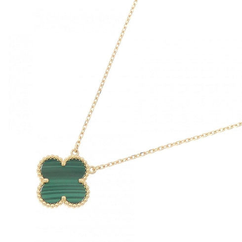 Vintage Alhambra Pendant Necklace 18K Yellow Gold