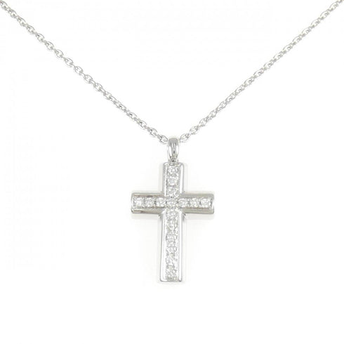 Pendant Necklace 18K White Gold with Diamond