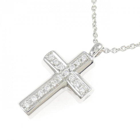 Pendant Necklace 18K White Gold with Diamond
