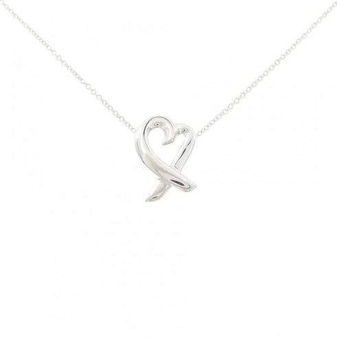 Loving Heart Pendant Necklace Sterling Silver Small
