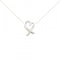 Loving Heart Pendant Necklace Sterling Silver Small