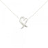Loving Heart Pendant Necklace Sterling Silver Small