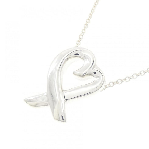 Loving Heart Pendant Necklace Sterling Silver Small