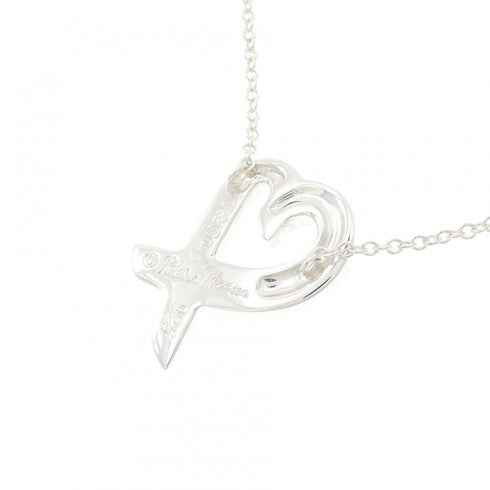 Loving Heart Pendant Necklace Sterling Silver Small