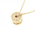 B.Zero1 Pendant Necklace 18K Yellow Gold