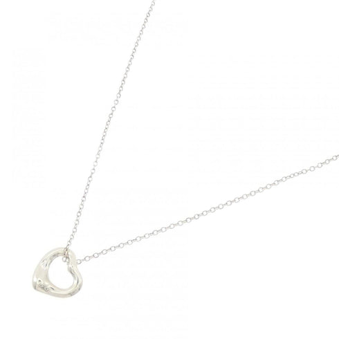Open Heart Pendant Necklace Sterling Silver 10.8mm