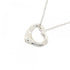 Open Heart Pendant Necklace Sterling Silver 10.8mm