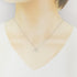 Open Heart Pendant Necklace Sterling Silver 10.8mm