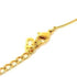 Heart Pendant Necklace Gold Metal