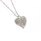 Heart Interlocking G Pendant Necklace Sterling Silver