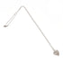 Heart Interlocking G Pendant Necklace Sterling Silver