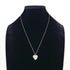 Heart Interlocking G Pendant Necklace Sterling Silver