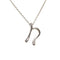 Pendant Necklace Letter N Sterling Silver