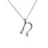 Pendant Necklace Letter N Sterling Silver