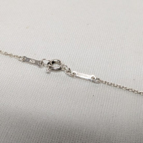 Pendant Necklace Letter N Sterling Silver