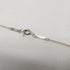 Pendant Necklace Letter N Sterling Silver