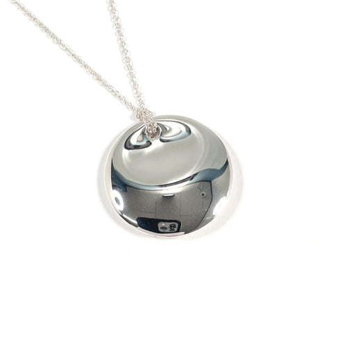 Elsa Peretti Pendant Necklace Sterling Silver 23.2mm