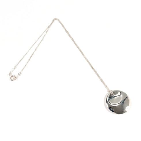Elsa Peretti Pendant Necklace Sterling Silver 23.2mm