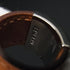 Lurie Ring Metal and Swift Leather