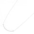 T Smile Pendant Necklace 18K White Gold