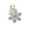 Snowflake Pendant Necklace Sterling Silver
