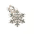 Snowflake Pendant Necklace Sterling Silver