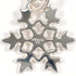 Snowflake Pendant Necklace Sterling Silver