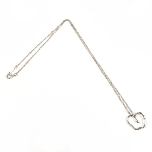 Elsa Peretti Pendant Necklace Sterling Silver 17.2mm