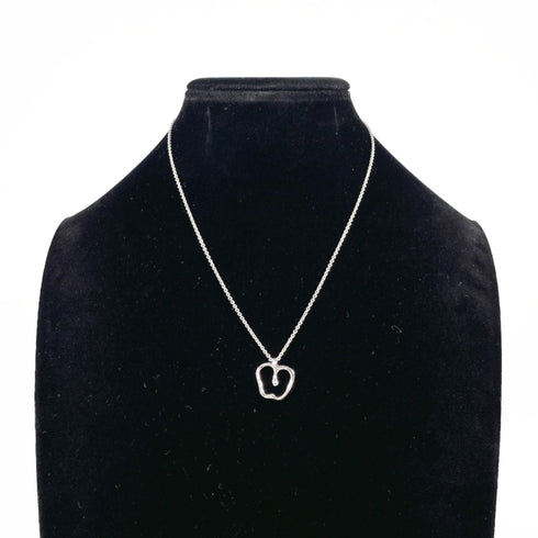 Elsa Peretti Pendant Necklace Sterling Silver 17.2mm