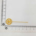 CC Logo Brooch Gold-Tone Metal