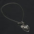 Pendant Necklace Sterling Silver Crest Heart Toggle Pendant