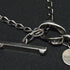 Pendant Necklace Sterling Silver Crest Heart Toggle Pendant