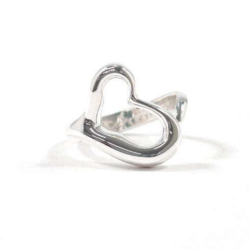 Open Heart Ring Sterling Silver