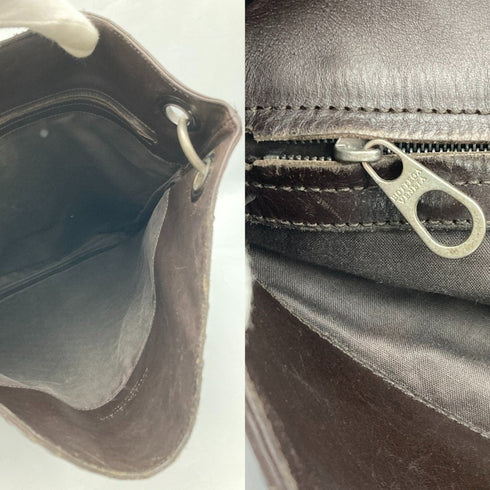 Flat Messenger Bag Intrecciato Nappa Medium