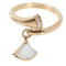 Diva's Dream Ring 18K Rose Gold with Diamond and Mother of Pearl