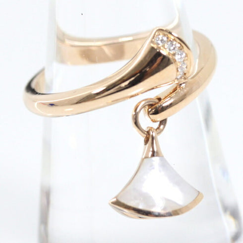 Diva's Dream Ring 18K Rose Gold with Diamond and Mother of Pearl