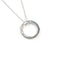 1837 Circle Pendant Necklace Sterling Silver