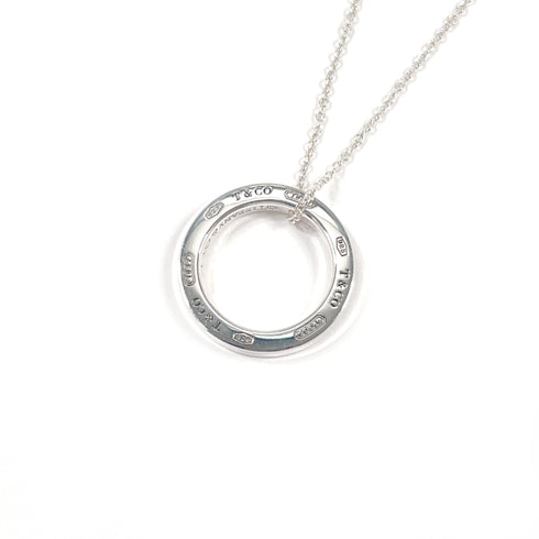 1837 Circle Pendant Necklace Sterling Silver