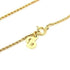 Pendant Necklace Gold and Silver Metal with Rhinestone