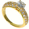 Ring 18K Yellow Gold With Diamond Pavé
