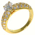 Ring 18K Yellow Gold With Diamond Pavé