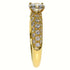 Ring 18K Yellow Gold With Diamond Pavé