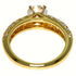 Ring 18K Yellow Gold With Diamond Pavé