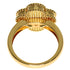 Vintage Alhambra Ring 18K Yellow Gold and Tiger's Eye