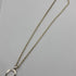 G Motif Pendant Necklace Sterling Silver