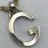 G Motif Pendant Necklace Sterling Silver