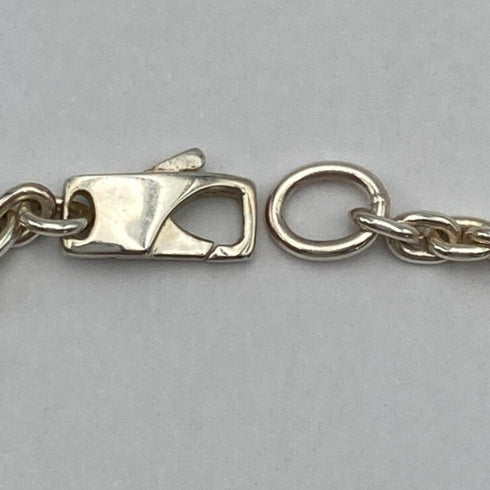 G Motif Pendant Necklace Sterling Silver