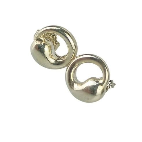 Elsa Peretti Earrings Sterling Silver 11mm Sterling Silver