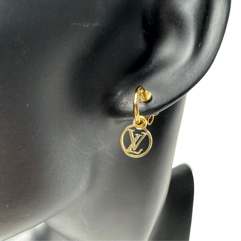 Earrings Gold-Tone Metal